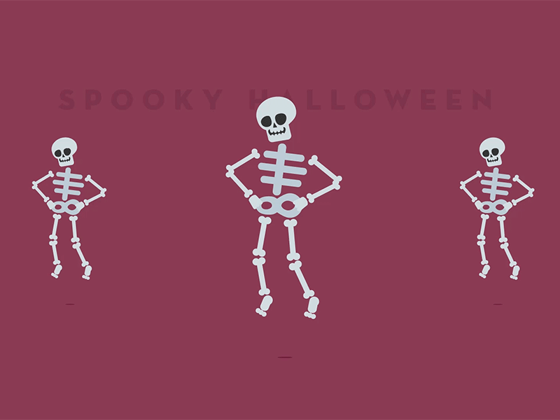 Spooktober Skeleton Dance
