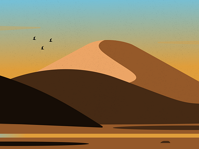 Sand Dune- Illustration