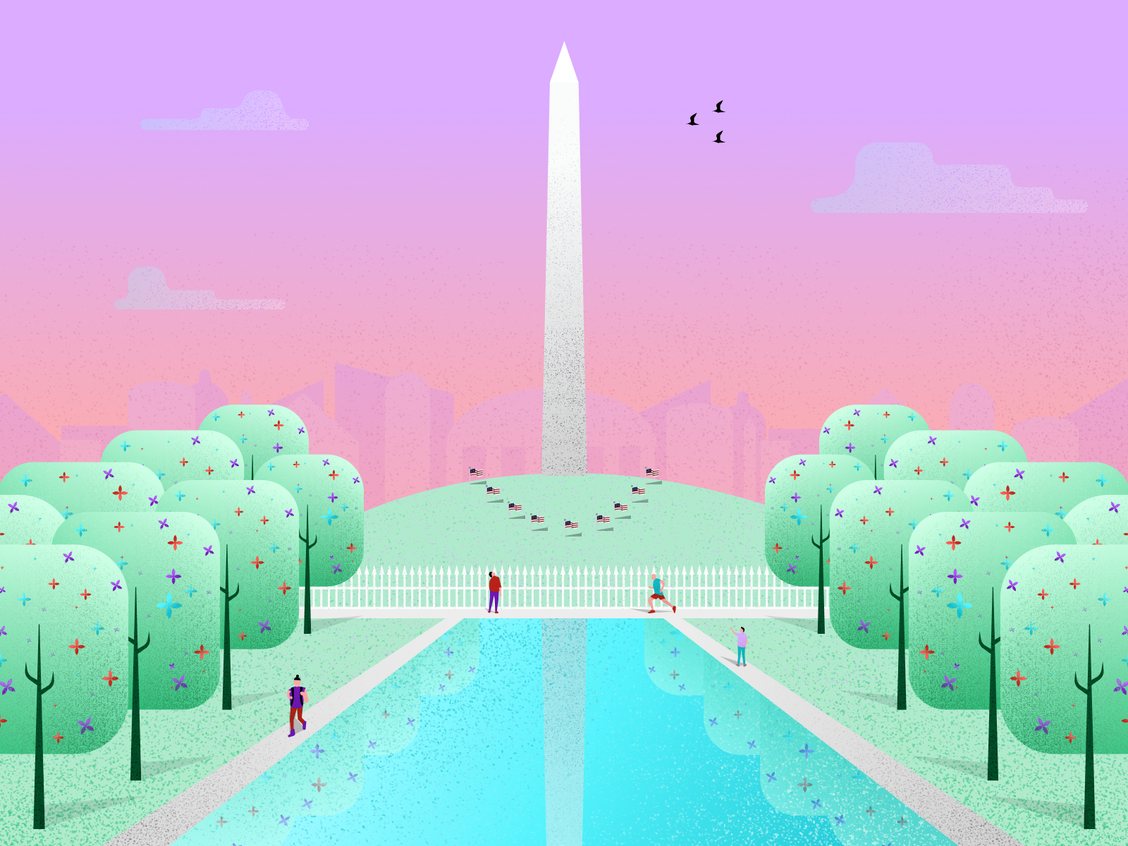 Washington Monument by Kovalev Design on Dribbble