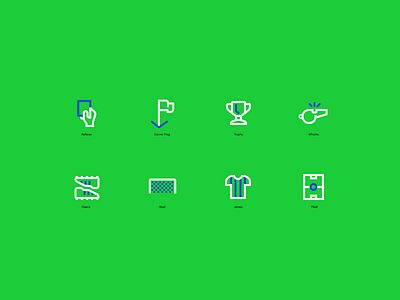 Soccer Icons branding clean figma icons kovalev modern nicholas simple soccer vector