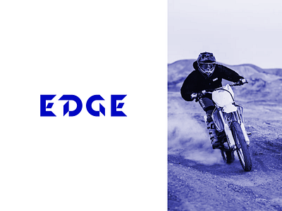 Edge Branding branding clean design dirtbike figma kovalev logo modern motorcross motorcycle nicholas simple vector