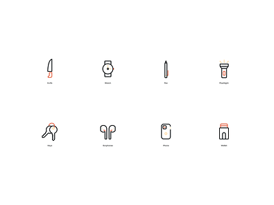 EDC Icons branding clean design figma icon icons kovalev luxury modern nicholas simple vector