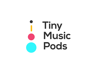 Tiny Music Pods branding clean design figma kovalev logo modern music nicholas simple vector