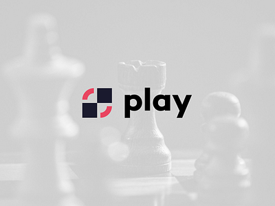 play Logo branding chess clean design figma kovalev logo modern nicholas simple strategy vector