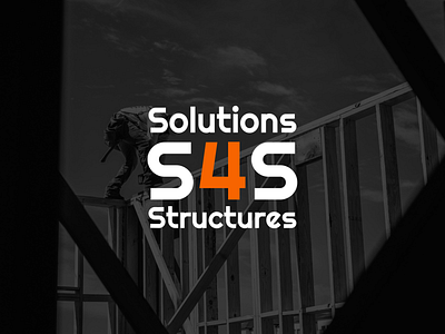 Solutions 4 Structures clean constuction design figma illustration kovalev logo modern nicholas simple vector