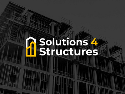 Solutions 4 Structures clean design figma illustration kovalev logo modern nicholas simple vector