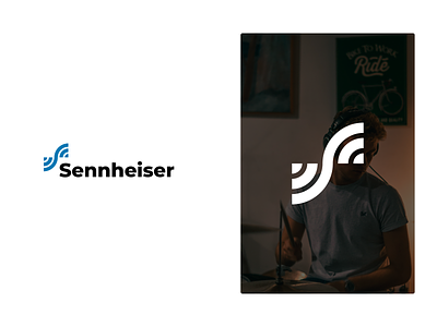 Sennheiser Redesign audio clean design figma illustration kovalev logo modern nicholas sennheiser simple vector