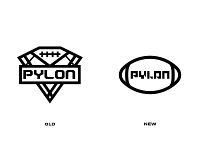 Pylon Redesign clean design figma football illustration kovalev logo modern nicholas pylon simple sports vector