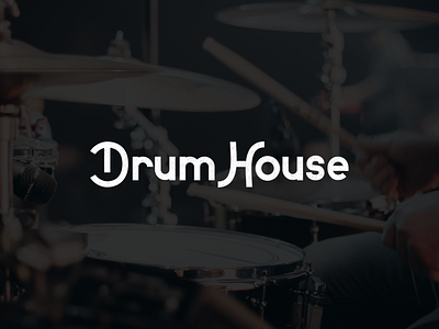 Drumhouse Logo clean design drum figma house illustration kovalev logo logotype modern nicholas simple vector