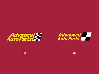 Advanced Auto Parts Redesign advanced auto parts auto car clean design figma illustration kovalev logo modern nicholas simple vector
