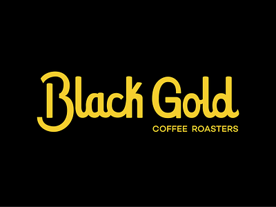 Black Gold Coffee Roasters clean coffee custom design figma gold illustration kovalev logo logotype modern nicholas simple vector