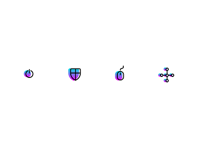 Tech Icons branding clean figma illustration kovalev logo modern nicholas simple vector