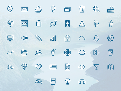 Multipurpose Icon Pack WIP design icon icon set icons illustration line icons minimal outline stroke