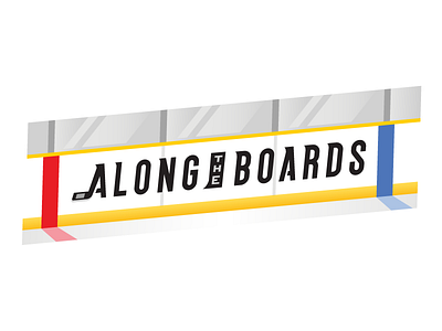 Along the Boards, pt II boards brand branding design font hockey ice illustration logo sports web website