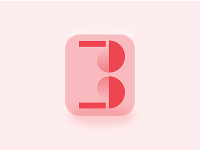 B + Bra b bra clean icon icons letter lingerie logo modern pink typography underwear