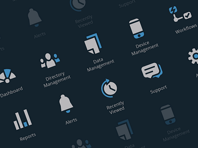 Cloud System Icons blue cloud desktop devices icon iconography icons mobile system tech ui ux