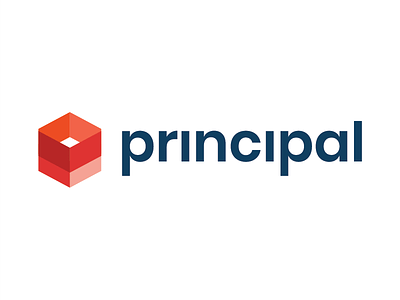 Principal Construction Management brand brand design brand identity icon lockup logo logo design type typography vector wordmark