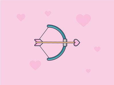 Cupids Bow&Arrow arrow bow bow arrow cupid heart love pink valentines