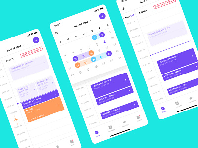 Calendar Concept app booking calendar clean design interface product design schedule sketch ui ux