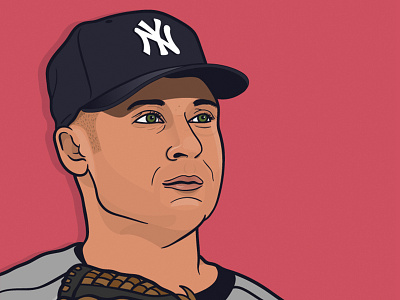 Yankees Derek Jeter Wallpaper designs, themes, templates and downloadable  graphic elements on Dribbble