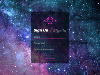 Daily UI: 001 Sign Up daily ui modal sign in sign up ui