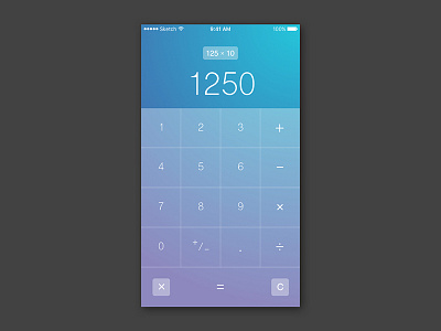 004 Daily UI : Calculator Interface calculator daily ui ui ux