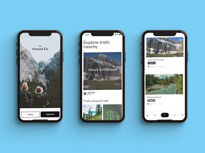 Hike App - UI Design