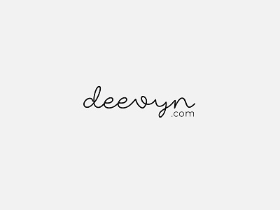 deevyn.com black concept graphics logo typeface typography