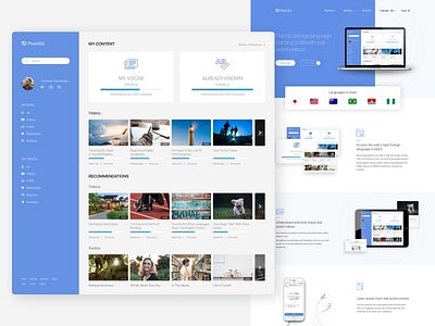 Re: FluentU Redesign ui design web design website design