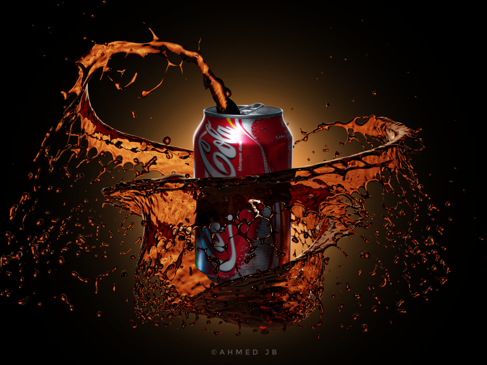 Creative Coca cola advertisement by Ahmed Jabnouni on Dribbble