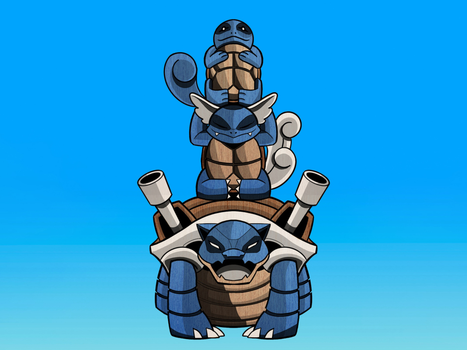 BLUE Totem by Benjamin Arce on Dribbble