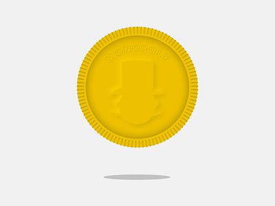 Monopoly Coin after effects animation coin currency design flat gold illustration minimal money monopoly neumorphic neumorphism sketch sketchapp ui ux vector weekly challenge weeklywarmup