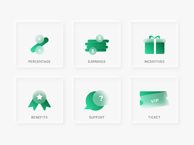 Frosted Icons branding design flat frosted glass icons illustration minimal neumorphism sketchapp ui ux vector