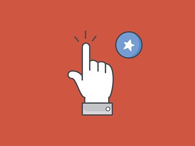 Easy Peasy Hand easy envoy hand icon illustration simple vector