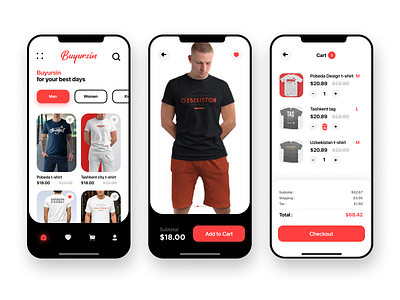 Buyursin Store App UI