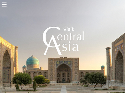 visitCentralAsia agency app asia branding central design logo shux tour turkmenistan ui uzbekistan web