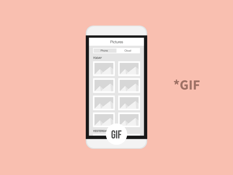 Gesture Based OS Concept android animation gesture gif interface ios smooooooth template ui unknownos ux wireframe