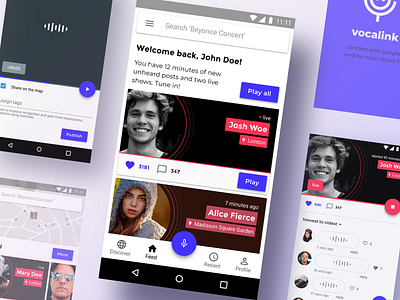 Voice Based Social Network App