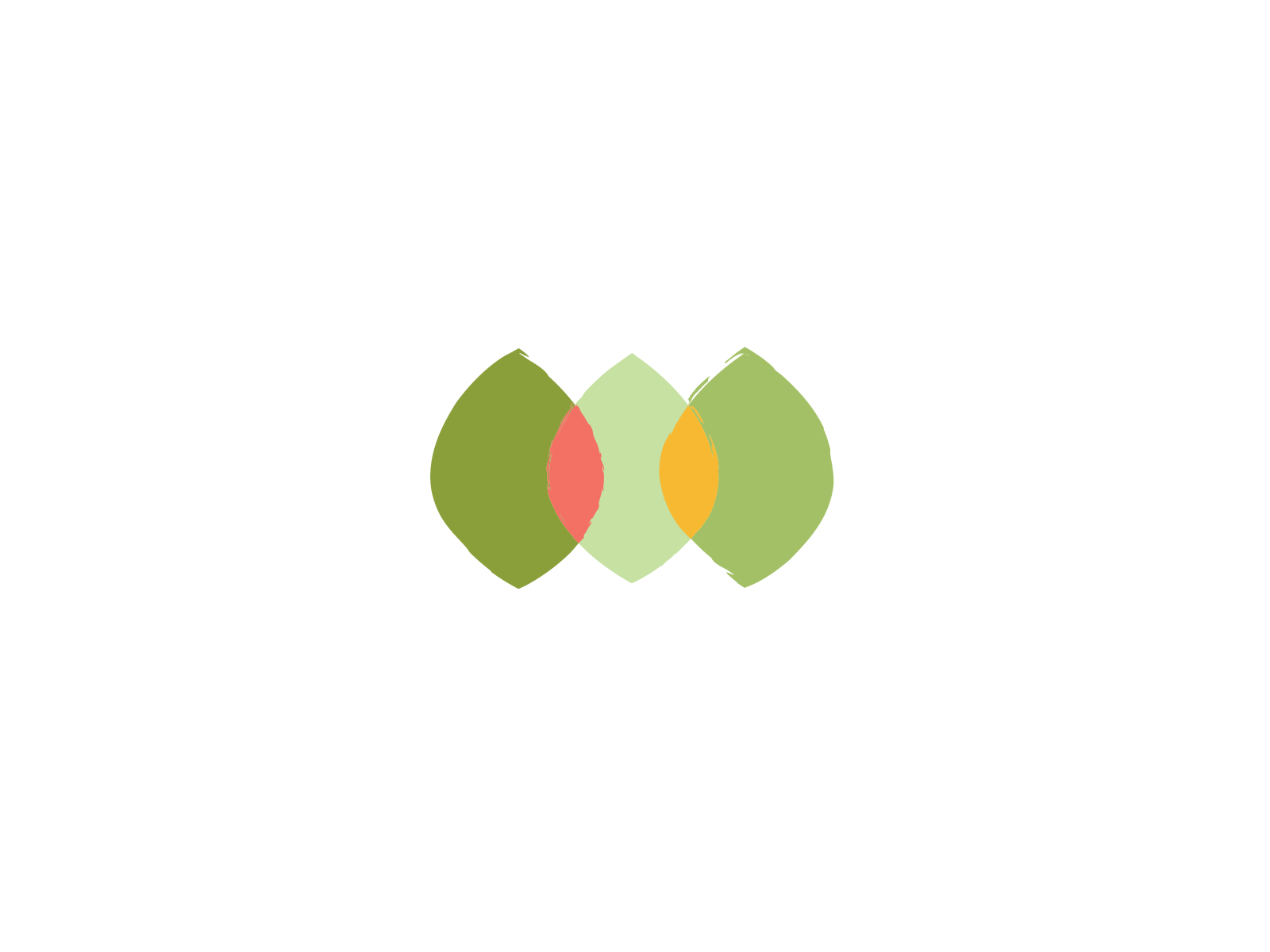 Organic Logo Animation animation bouncy branding design fall flat fluid gif green layers leaves logo loop stack