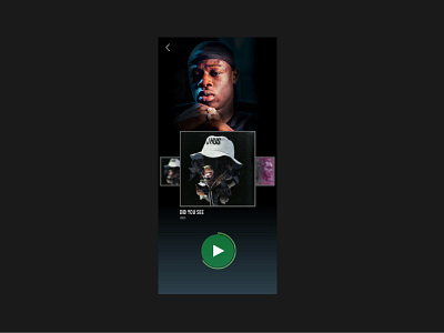 Spotify re-design