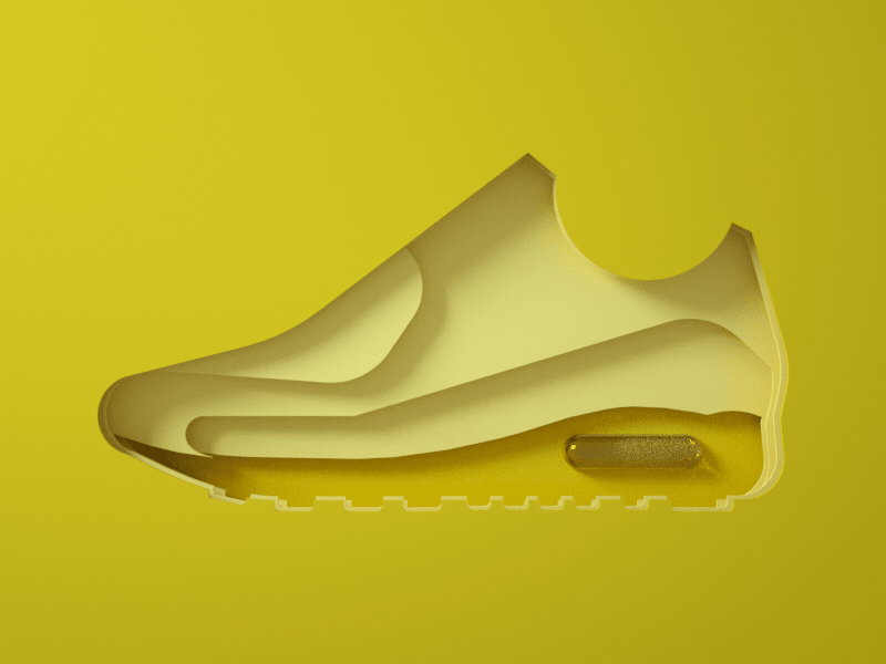 Fresh Kicks 3d c4d design kicks lasercut nike octane paper paper craft shoes sneakerhead sneakers