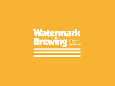 Thick Lines-inspired Watermark beer kabel thick lines type