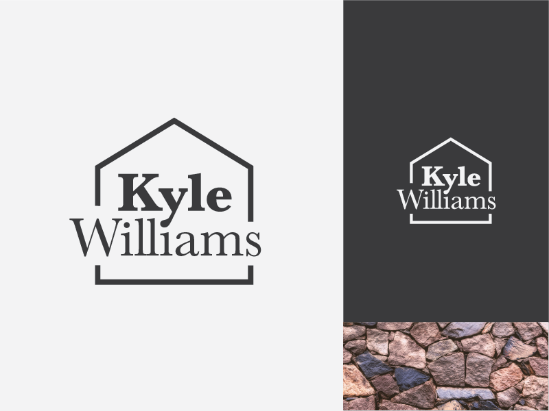 Kyle Williams realtor logo (unused) baskerville house home real estate agent real estate realtor logo