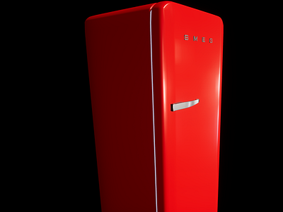 SMEG Fridge - 3D Material Design