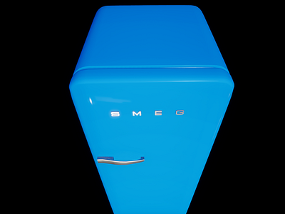 SMEG Fridge - Color Variants 3d model 3d modeling 3d prop fridge model juliamyers material study materials smeg smeg fridge smeg fridge color smeg model smeg study texture study