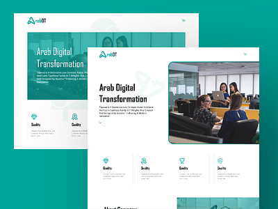 ArabDT Agancy color design it portfolio studio ui ui design uiux ux ux design web web design