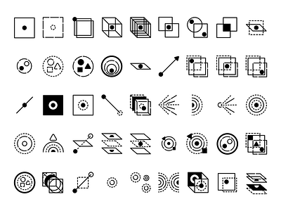 MY OWN SPACE-TIME | ICONS SET art chavon icon illustration school of design