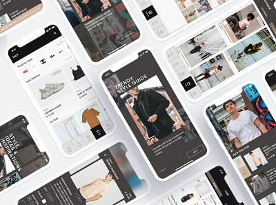 Fashion Lookbook E-commerce App app appdesign application dailyui dribbble interfacedesign uidesign uiux uiuxdesign userinterface