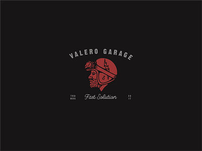 Illustration "VALERO GARAGE" badge bikers branding design graphicdesign illustration illustration design logo motorcycle trademark vector