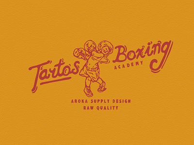 Illustration " Tartos Boxing" badge badgedesign boxing boxing day boxingacademy branding design flat graphicdesign illustration illustration design vector